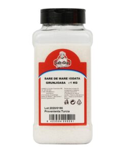 Sare de mare iodata grunjoasa borcan 1kg Salt Star Corporation